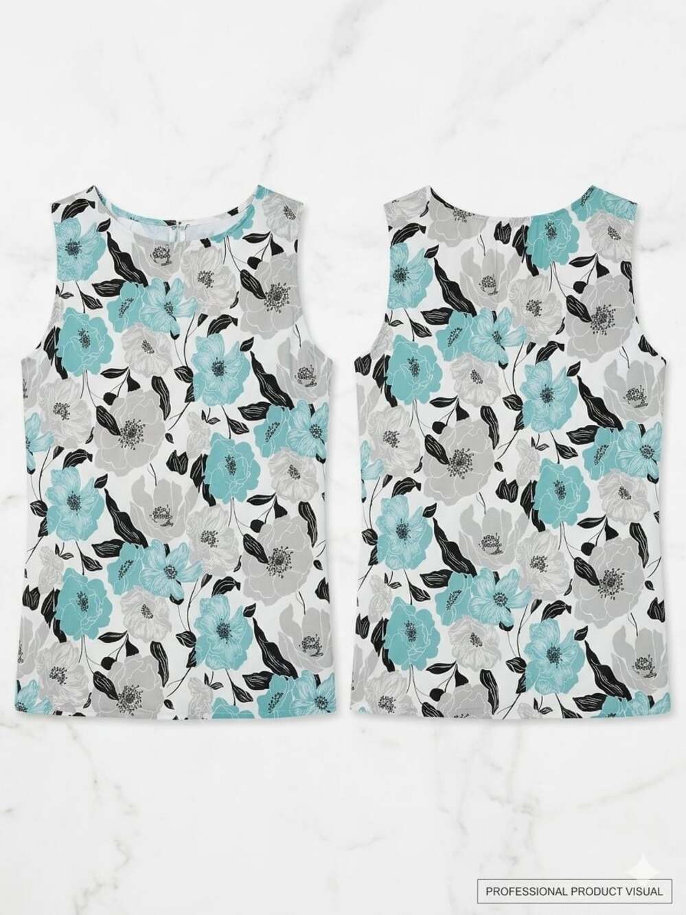Ann Taylor Factory Floral Sleeveless Shell Top Pre-Owned | Excellent condition